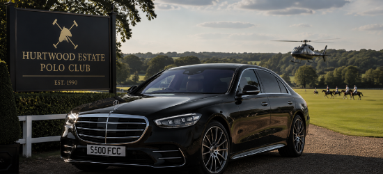 Mercedes S Class S200FCC at Hurtwood Estate Polo Club